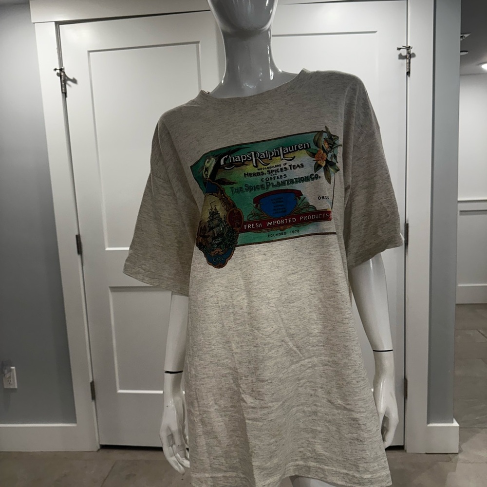 Vintage Chaps Ralph Lauren Short Sleeve Tee - Picture 2 of 6